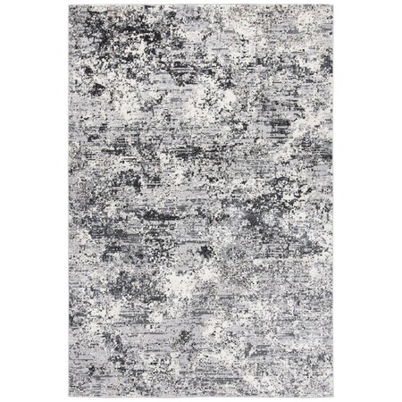 Safavieh 8 x 10 ft. Lagoon Contemporary Rectangle Power Loomed Rug Ivory & Grey LGN570F-8
